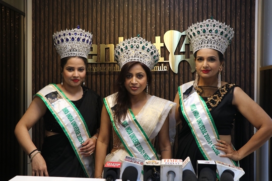 Mrs India Universe 2020-21 Winners Press Conference  concluded  In Mumbai Grand Finale was held in Goa on 30th January