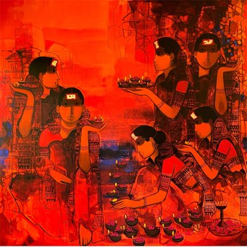 THE MYSTERY CULT An Exhibition Of Paintings By Contemporary Artist Sachin Sagare