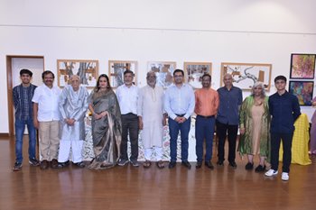 VISCERAL REALMS Solo Show Of Paintings By Well-Known Artist Hina Bhatt In Nehru Centre Art Gallery