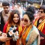 Stars Seek Blessings Of Siddhi Vinayak Temple For Film FIRE OF LOVE RED Releasing On 24th Nov All Over