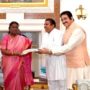 President Murmu Receives First Copy Of Biographical Film MAHA MAHIM DIDIJI